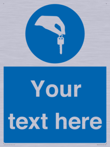 Custom Mandatory Keys Sign